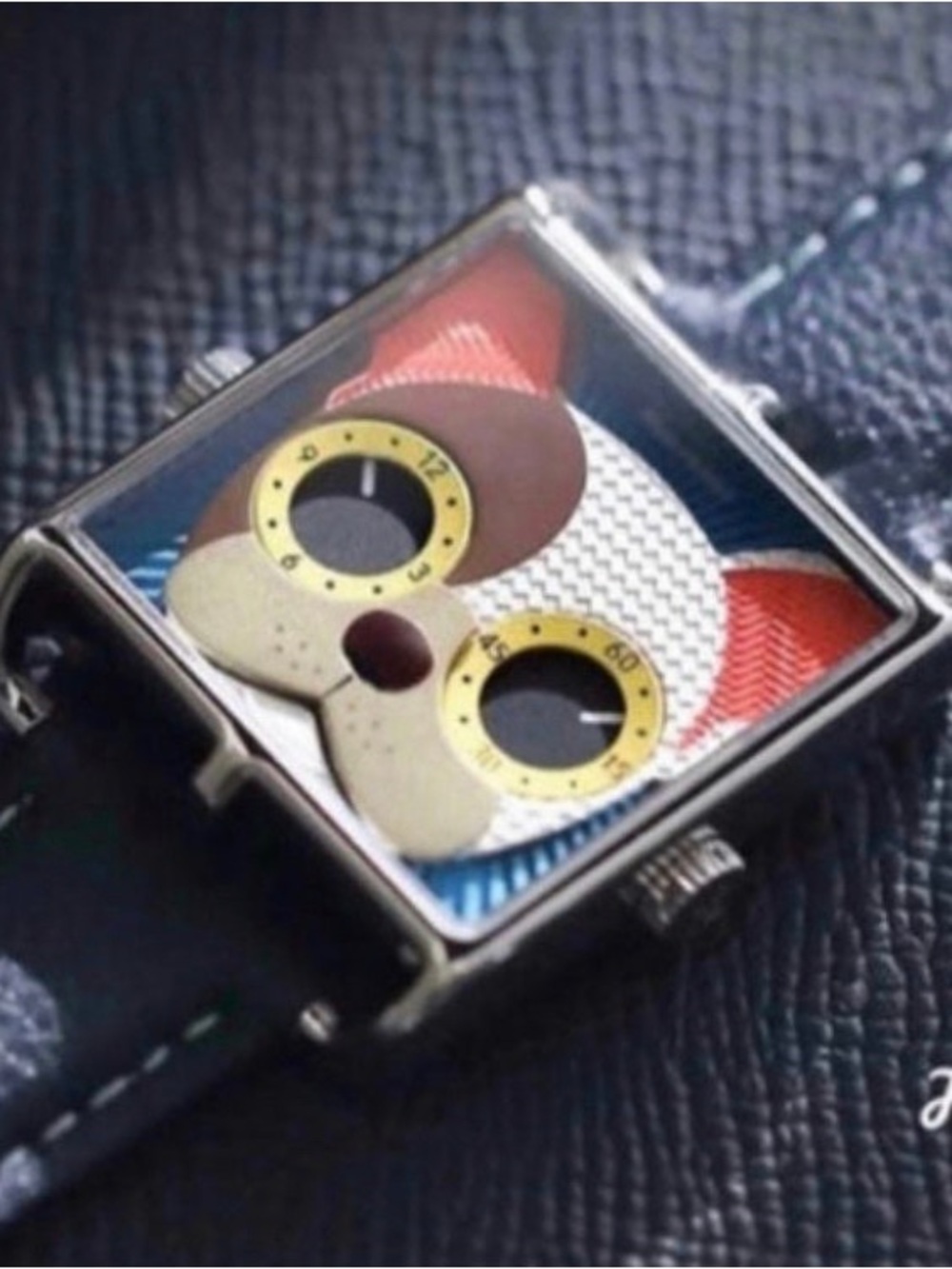 New HappieWatch Wave Goodbye To Boring Watches Vegan leather 33mm×33mm